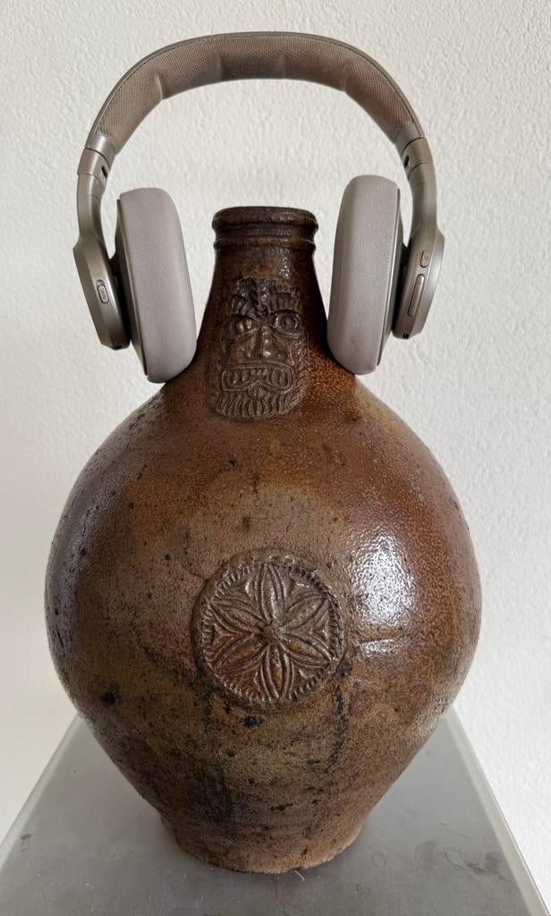 Bodemvondst fraaie grote baardman kruik, Antiek en Kunst, Ophalen of Verzenden