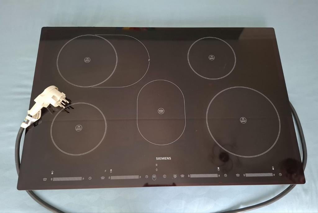 Siemens Inductie Kookplaat - 5 Kookzones, Gebruikt, Ophalen of Verzenden, Inbouw, Inductie