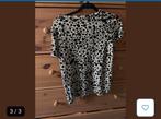 River Island T-shirt met dierenprint, Kleding | Dames, Verzenden, Zwart, Zo goed als nieuw, Korte mouw