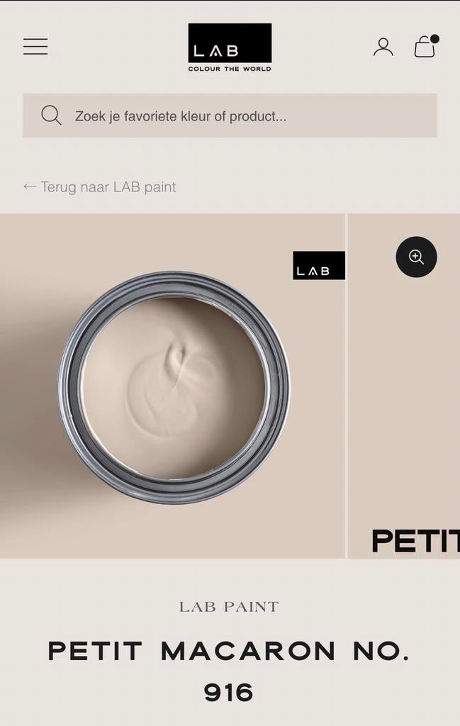 LAB Colour the world  petit macaron, Overige kleuren, Nieuw, Ophalen of Verzenden, Verf