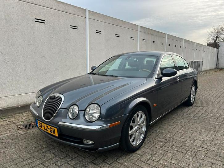 Jaguar S-Type 3.0 V6 Sport AUT 2003 Grijs touchscreen, Auto's, Jaguar, Particulier, S-Type, Benzine, E, Sedan, Automaat, Origineel Nederlands