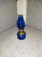 Mini olielampje blauw glas, Ophalen of Verzenden