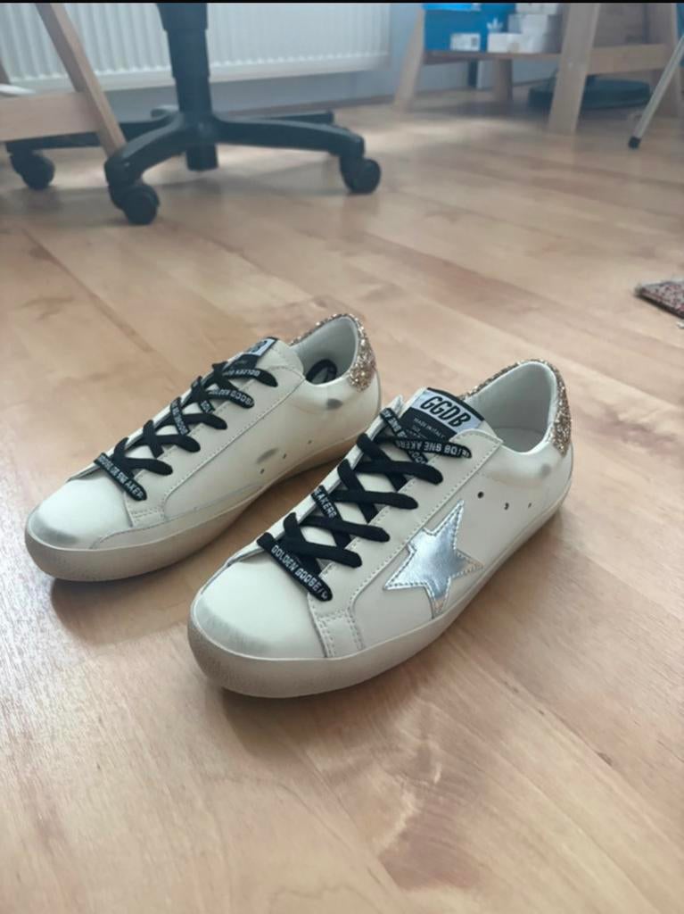 Golden Goose Superstar - maat 38, Ophalen of Verzenden, Zo goed als nieuw, Wit, Sneakers of Gympen