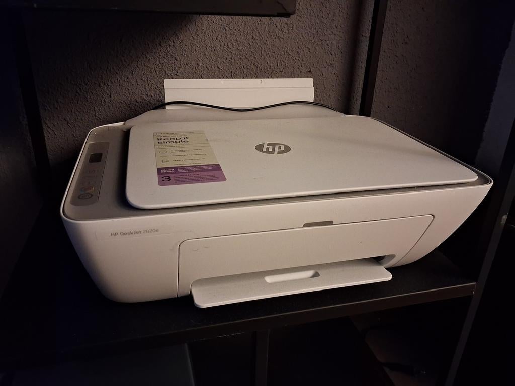 HP Deskjet 2620e All-in-One Printer - Zo goed als nieuw, Computers en Software, Printers, Ophalen, Kleur printen, Inkjetprinter