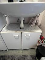 Badkamerkast met wastafelonderkast en hoge kast, Huis en Inrichting, Ophalen, Gebruikt, 200 cm of meer, 50 tot 100 cm