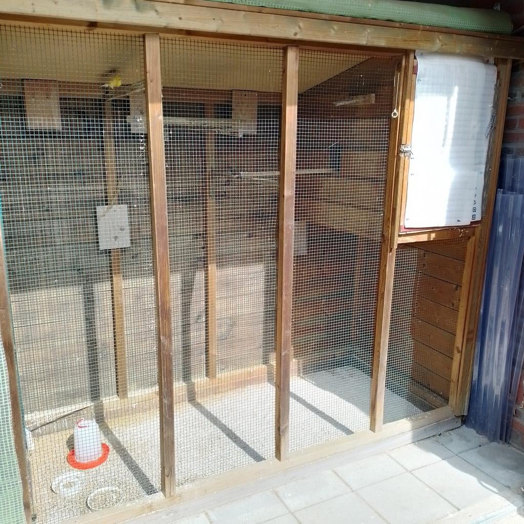 Volière, Dieren en Toebehoren, Vogels | Hokken en Kooien, Ophalen, Hout, Volière