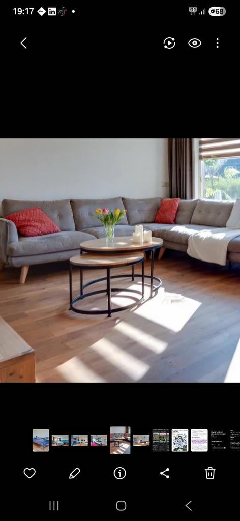 Dubbele salontafel, Ophalen, Hout