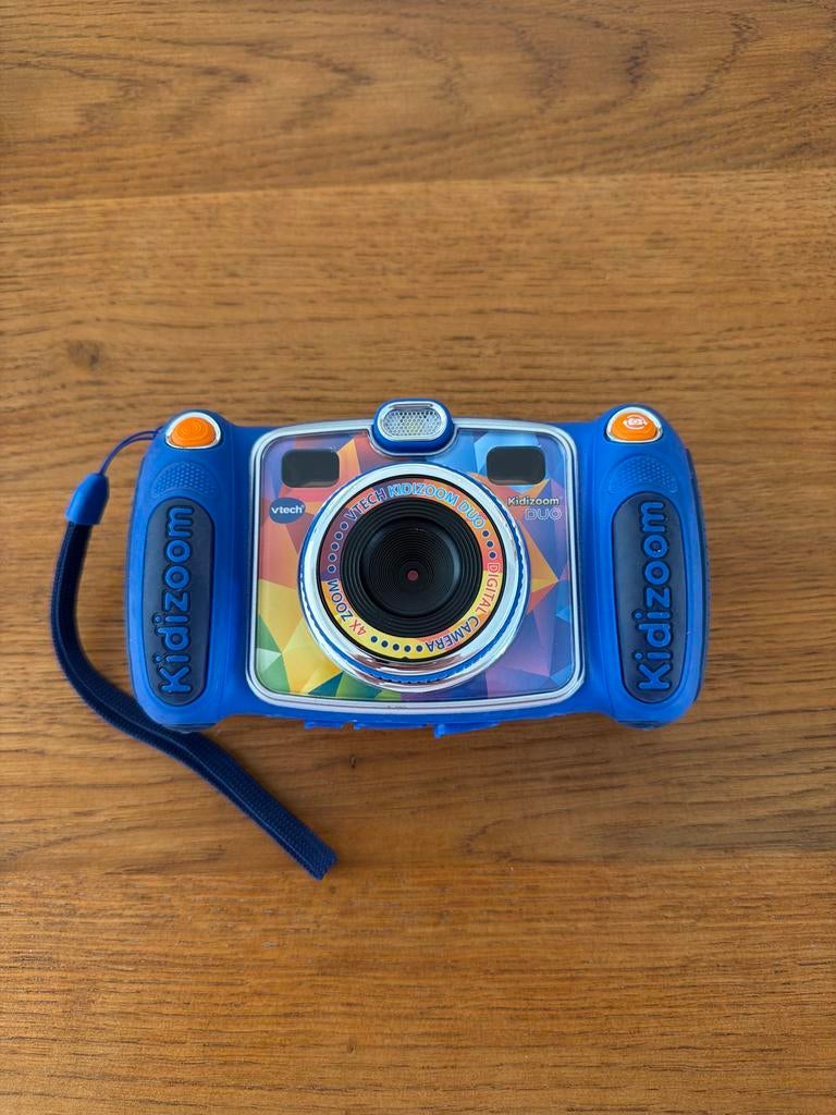 VTech Kidizoom Duo camera met hoesje, Kinderen en Baby's, Speelgoed | Vtech, Ophalen, Gebruikt, 4 tot 6 jaar