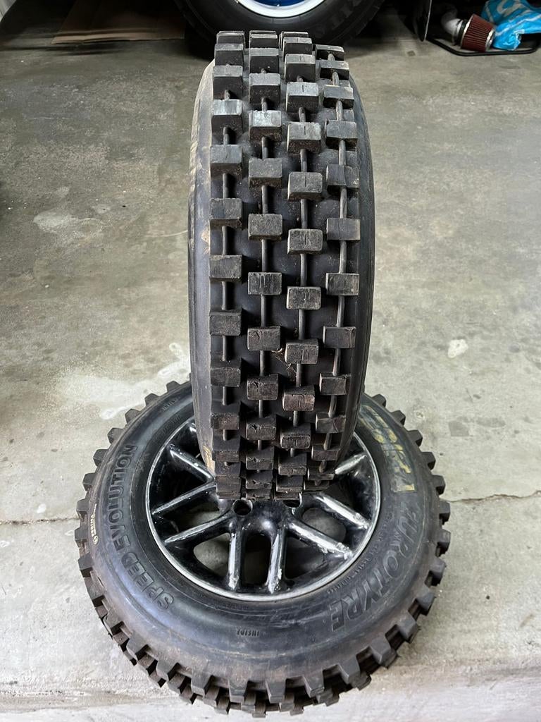 Set Noppenbanden Fedima met Velg Autocross, Ophalen