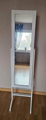 Witte pas-spiegel met sieradenkast, Ophalen, Minder dan 50 cm, Gebruikt, 100 tot 150 cm