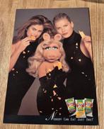 Miss Piggy eet Lays Chips met topmodellen, Verzenden, 1980 tot heden, Ongelopen, Sterren en Beroemdheden