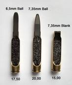 6,5mm en 7,35mm Carcano DOORSNEDEN WW2, Ophalen of Verzenden, Landmacht, Overige gebieden, Hulzen of Bodemvondsten