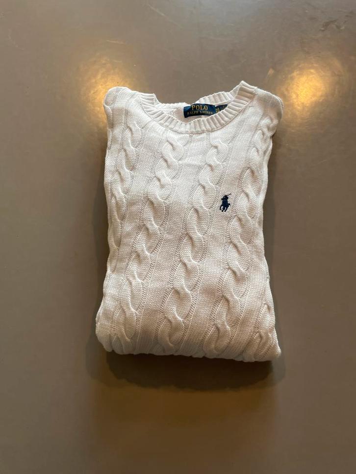 Ralph Lauren kabel trui - Nieuwstaat! MAAT XXL, Kleding | Heren, Truien en Vesten, Nieuw, Overige maten, Wit, Verzenden