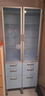 Ikea Asnen badkamer kasten blauw, Huis en Inrichting, Badkamer | Badkamermeubels, Ophalen