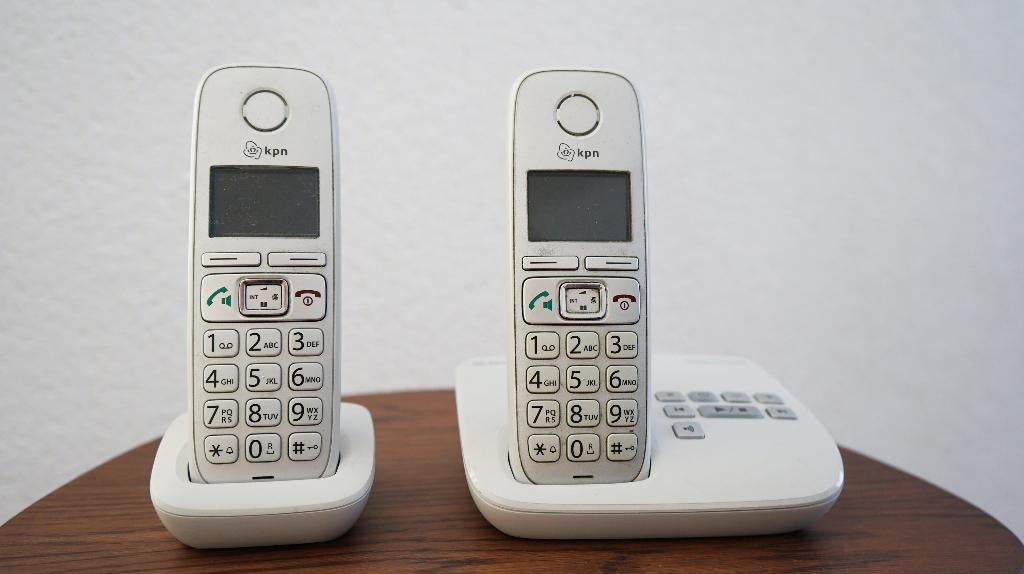 SENIOREN TELEFOONS KPN DALLAS DUO Comfort, Ophalen of Verzenden, Zo goed als nieuw, 1 handset