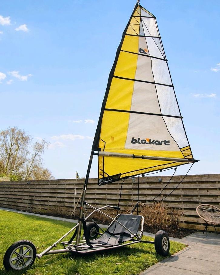 Blokart strandzeiler - landzeilen - pure adrenaline!, Watersport en Boten, Windsurfen, Gebruikt, Complete set, Ophalen