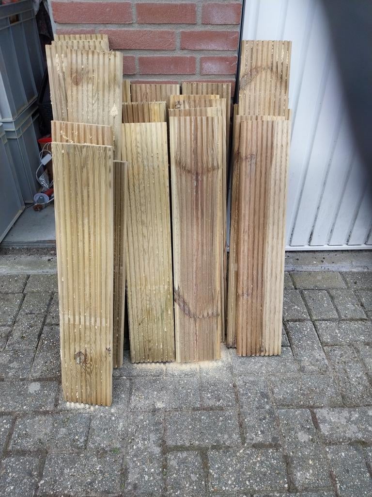 Vlonderplanken 70 cm lang, Ophalen, Hout
