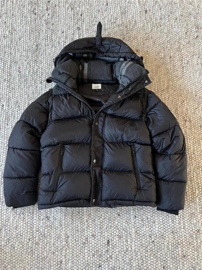 Burberry Winterjas XL, Kleding | Heren, Jassen | Winter, Ophalen of Verzenden, Nieuw, Maat 56/58 (XL), Zwart