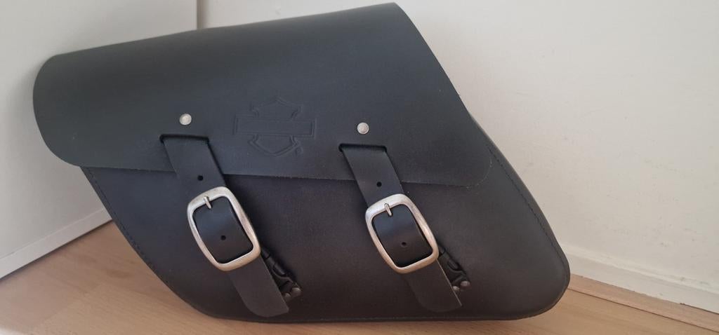 Z.G.A.N leren zijtas Harley Davidson Sportster Iron XL1200NS, Motoren, Accessoires | Koffers en Tassen, Ophalen of Verzenden, Zo goed als nieuw