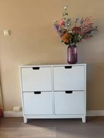 IKEA STÄLL Schoenenkast met 4 vakken, wit - 96x17x90 cm, Ophalen of Verzenden, Zo goed als nieuw