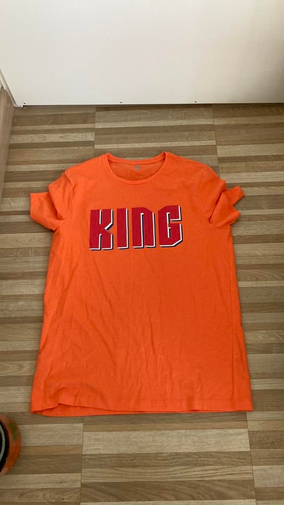 Oranje koningsdag hema t shirt xl, Ophalen, Zo goed als nieuw, Maat 56/58 (XL), Oranje