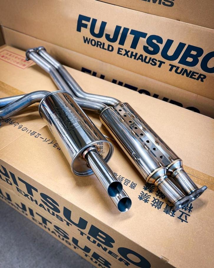 Fujitsubo RVS uitlaatsysteem - Datsun 240Z 260z 280z S30, Auto diversen, Tuning en Styling, Ophalen of Verzenden