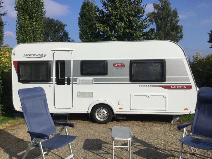LMC Musica 470 E 1e eigenaar, mover, Caravans en Kamperen, Caravans, Particulier, tot en met 4, Standaardzit, LMC en Münsterland