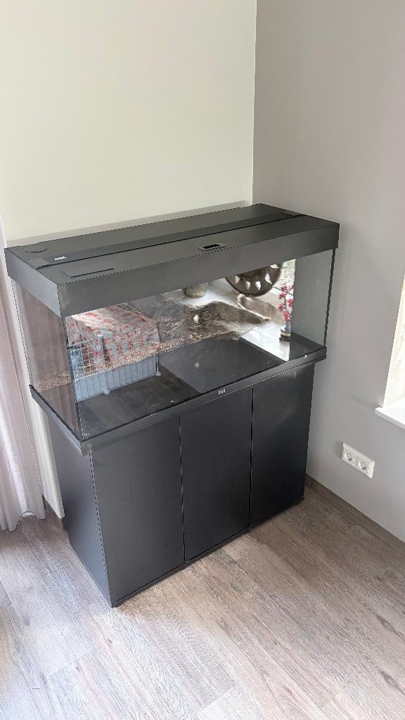 Juwel Rio 180 Aquarium + meubel (compleet!), Dieren en Toebehoren, Ophalen, Gebruikt, Inclusief deksel, Leeg aquarium
