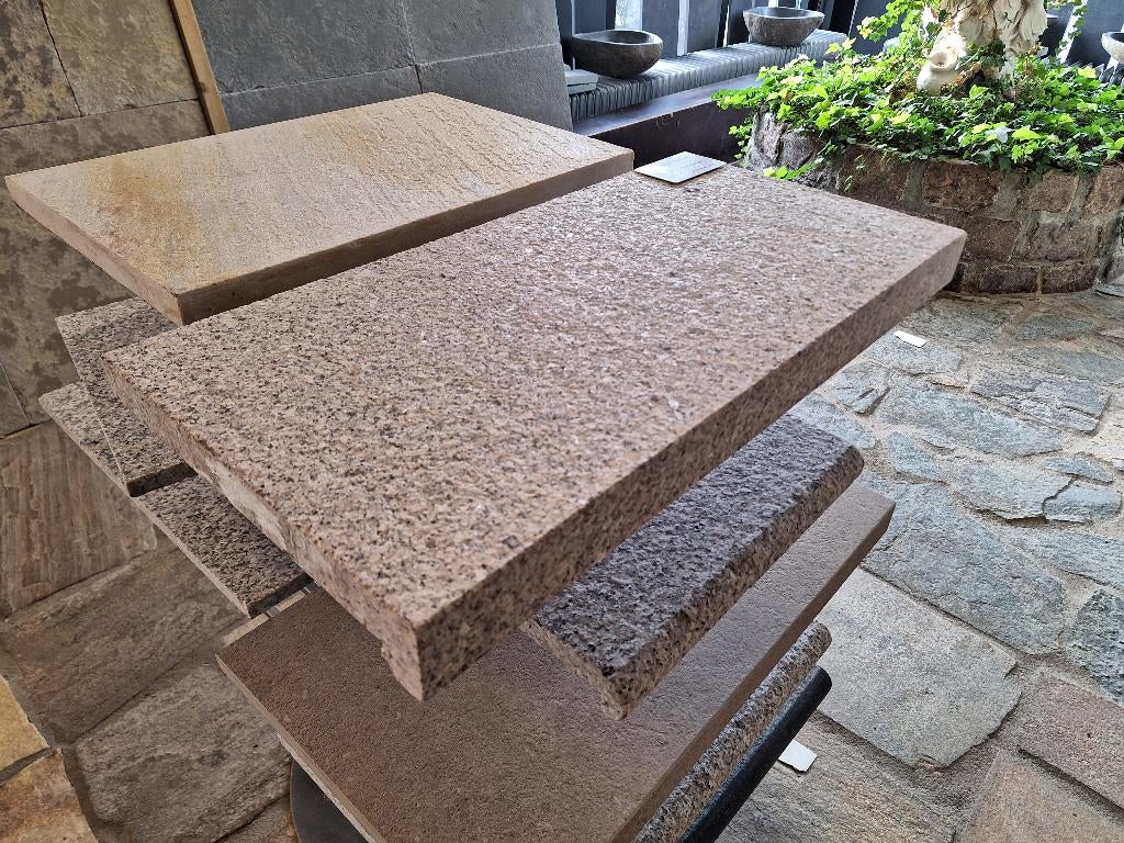 STUNTPRIJS zwembadrand Champagne Pearl graniet 60x30x3/5 cm, Tuin en Terras, Zwembad-toebehoren, Ophalen of Verzenden, Nieuw