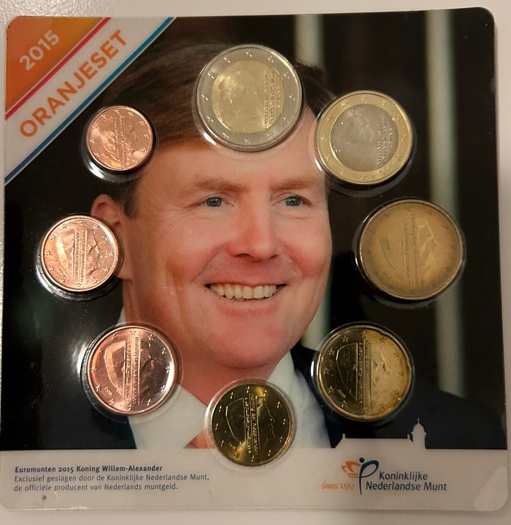 Euromunten set Koninklijk paar, Ophalen of Verzenden, Overige landen, Overige waardes, Setje