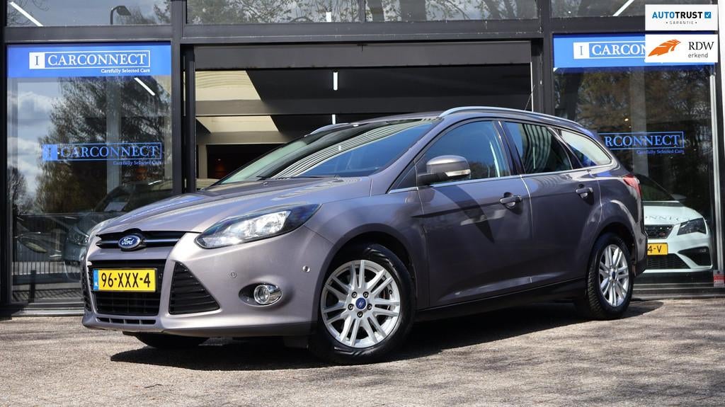 Ford Focus Wagon 1.6 EcoBoost Titanium|PDC|Clima|Trekhaak|Cr, Auto's, Ford, Bedrijf, Te koop, Focus, ABS, Airbags, Airconditioning