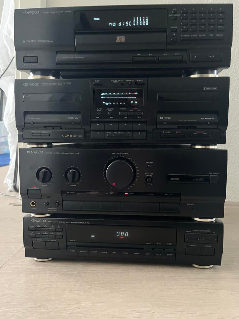 Kenwood Stereo Toren, Tuner of Radio, Losse componenten, Zo goed als nieuw, Ophalen