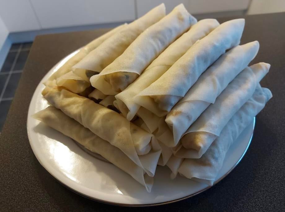 Vers gemaakte loempia’s (halal), Ophalen
