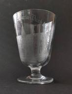 Gegraveerd wijnglas met glasgravure Maria-Park, 19de eeuw, Verzenden