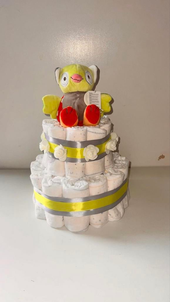 Luiertaart met uil van Happy Horse, Kinderen en Baby's, Kraamcadeaus en Geboorteborden, Ophalen of Verzenden, Nieuw, Kraamcadeau