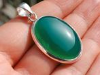 Vanoli 925 zilveren kettinghanger met groene agaat, Daiva1973@hotmail.com, Vanoli, Amsterdam, Nieuw