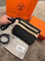Hermes kelly depeche model zwart LIMITED EDITION, Ophalen of Verzenden, Zo goed als nieuw, Zwart, Leer