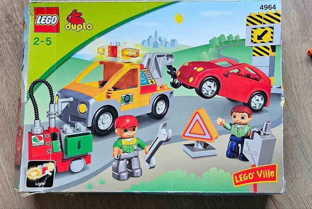 Lego duplo pechhulp set nr 4964, Kinderen en Baby's, Speelgoed | Duplo en Lego, Ophalen of Verzenden, Zo goed als nieuw, Duplo