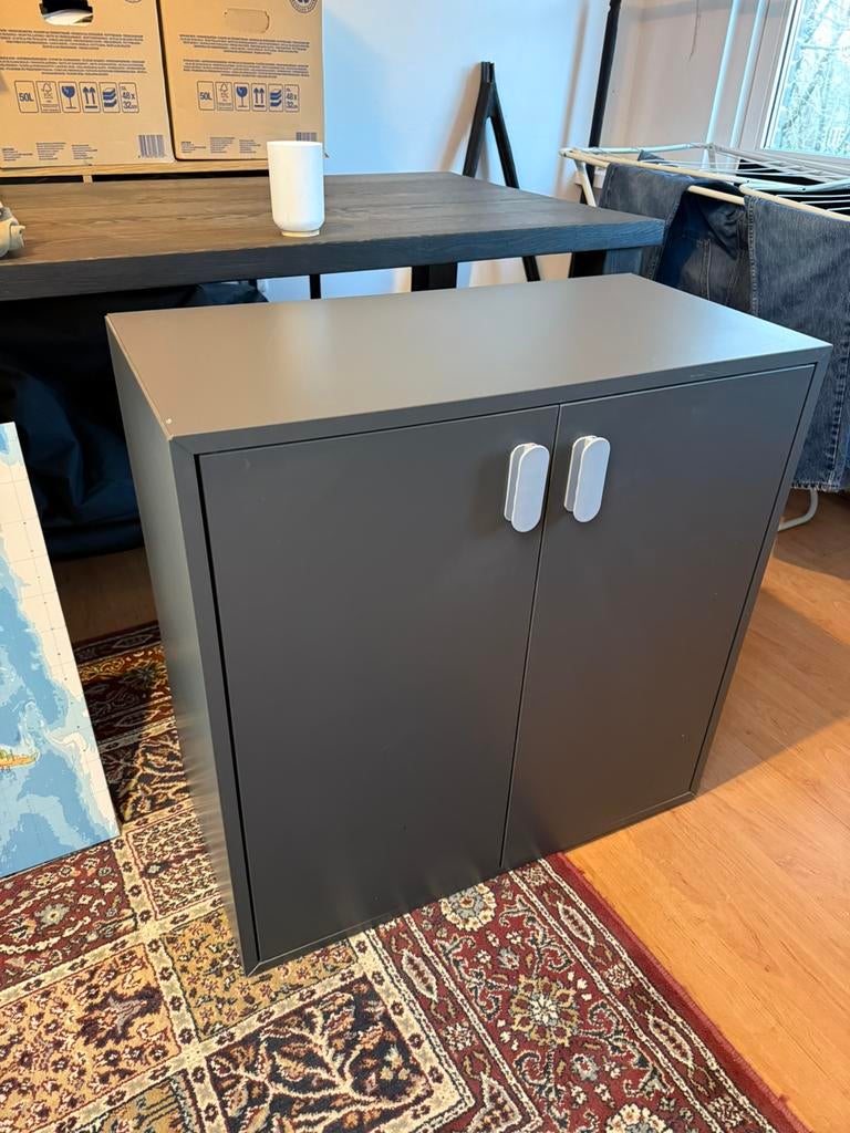 Grey cabinet, Ophalen, Zo goed als nieuw, 25 tot 50 cm, Minder dan 100 cm