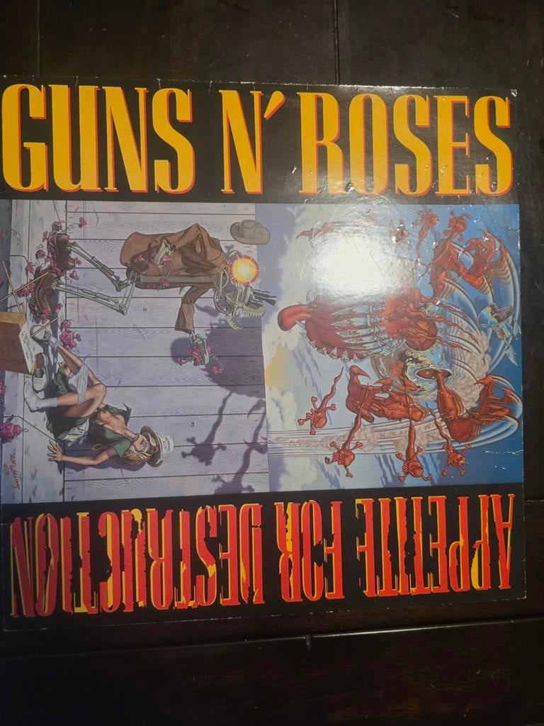 Guns N' Roses - Appetite for Destruction LP, Ophalen, Gebruikt, 1980 - 1989, 12 inch