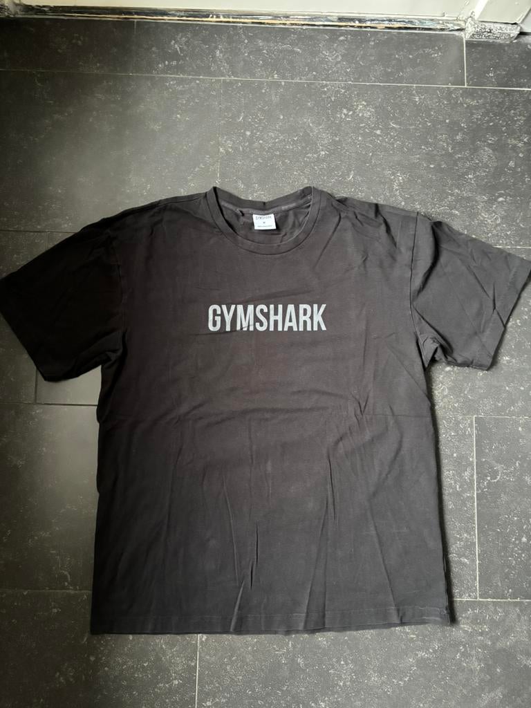 Zwart Gymshark t-shirt, maat M, Kleding | Heren, Maat 48/50 (M), Zwart, Ophalen of Verzenden, Zo goed als nieuw