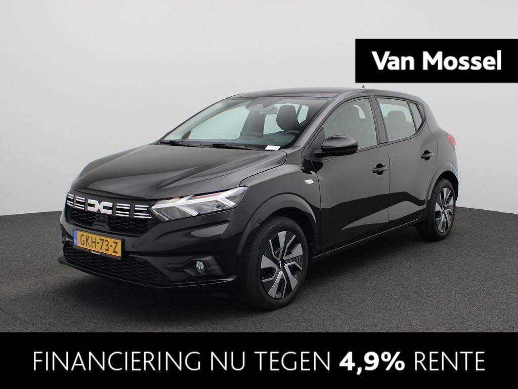 Dacia Sandero 1.0 TCe 90 Expression | PDC Achter | Licht- en, Auto's, Dacia, Voorwielaandrijving, Stof, Gebruikt, Zwart