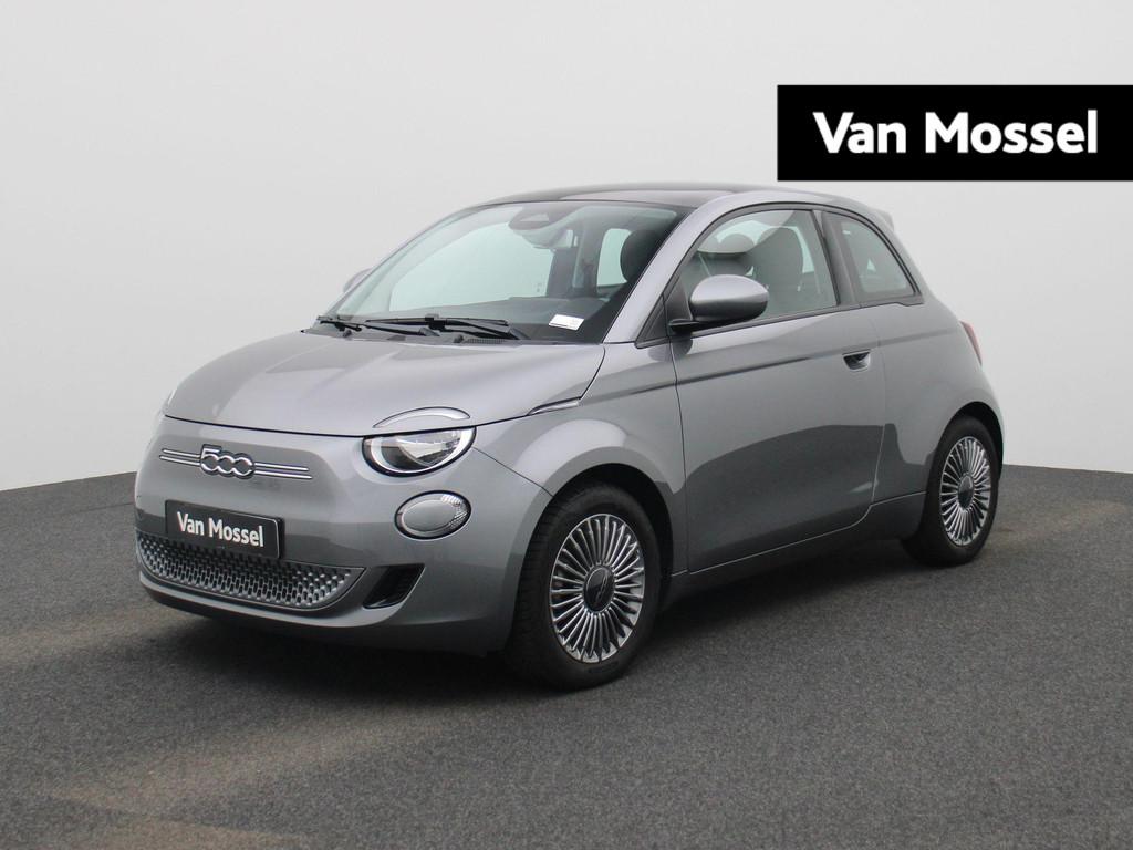 Fiat 500e 500e 42 kWh Icon AUTOMAAT | NAVIGATIE | LMV | PDC, Auto's, Fiat, 12 maanden, Stof, Gebruikt, 118 pk