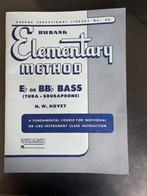 Basisboek voor Es of Bes tuba of sousaphone, Overige genres, Les of Cursus, Ophalen of Verzenden, Zo goed als nieuw