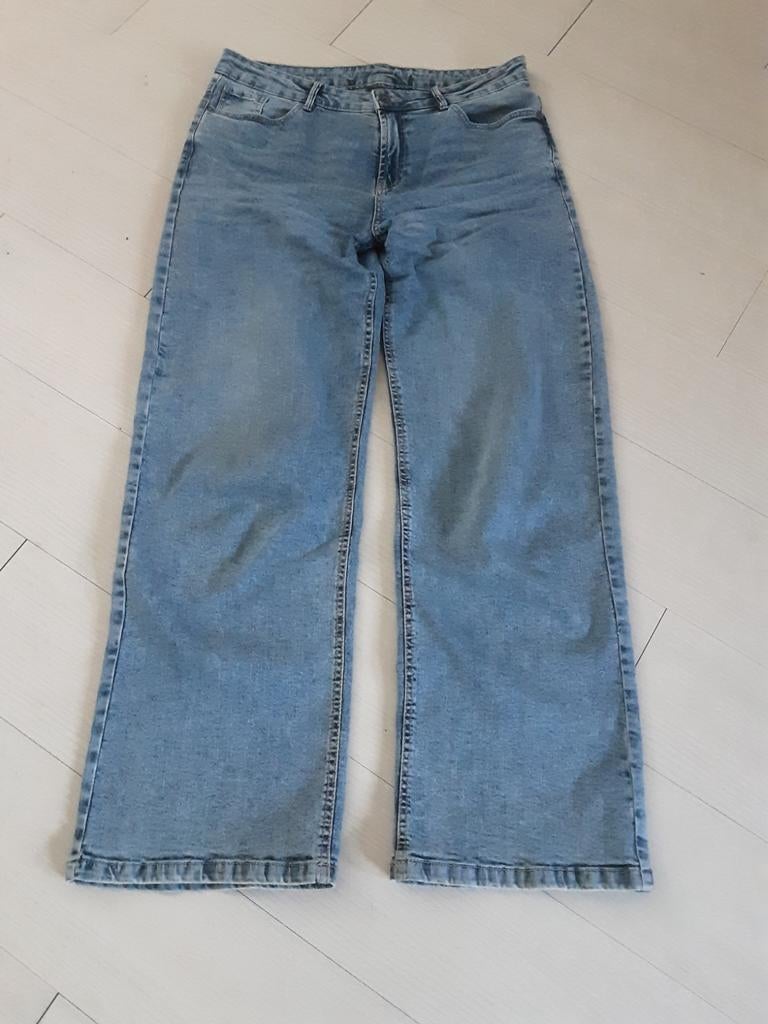Scapino wide leg jeans blue denim maat W32 lengte L31, Zo goed als nieuw, W30 - W32 (confectie 38/40), Scapino Twoday, Verzenden