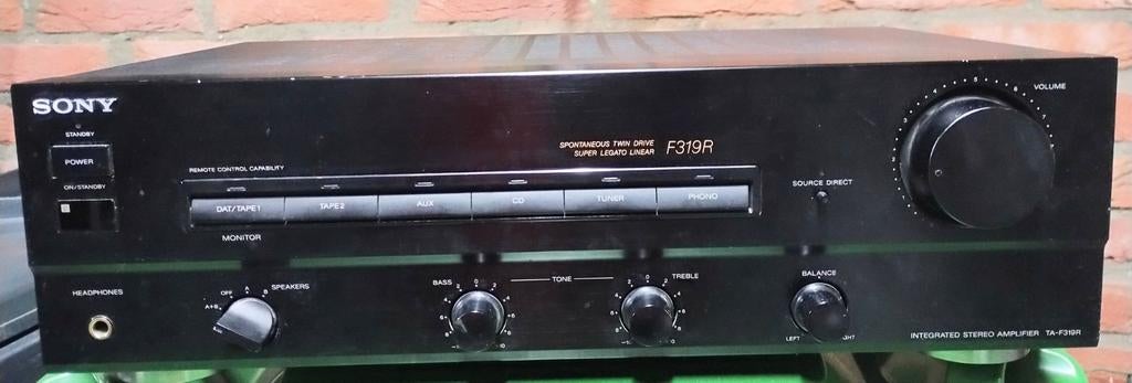 retro Sony TA-F319R versterker en humax. Los te koop, Audio, Tv en Foto, Versterkers en Receivers, Gebruikt, Ophalen of Verzenden