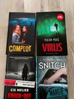 4 Nederlandse YA/tiener thrillers, Ophalen of Verzenden, Zo goed als nieuw