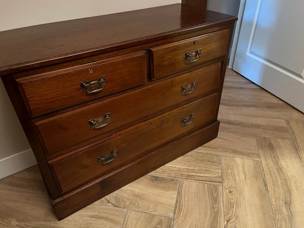 antieke ladenkast, Ophalen