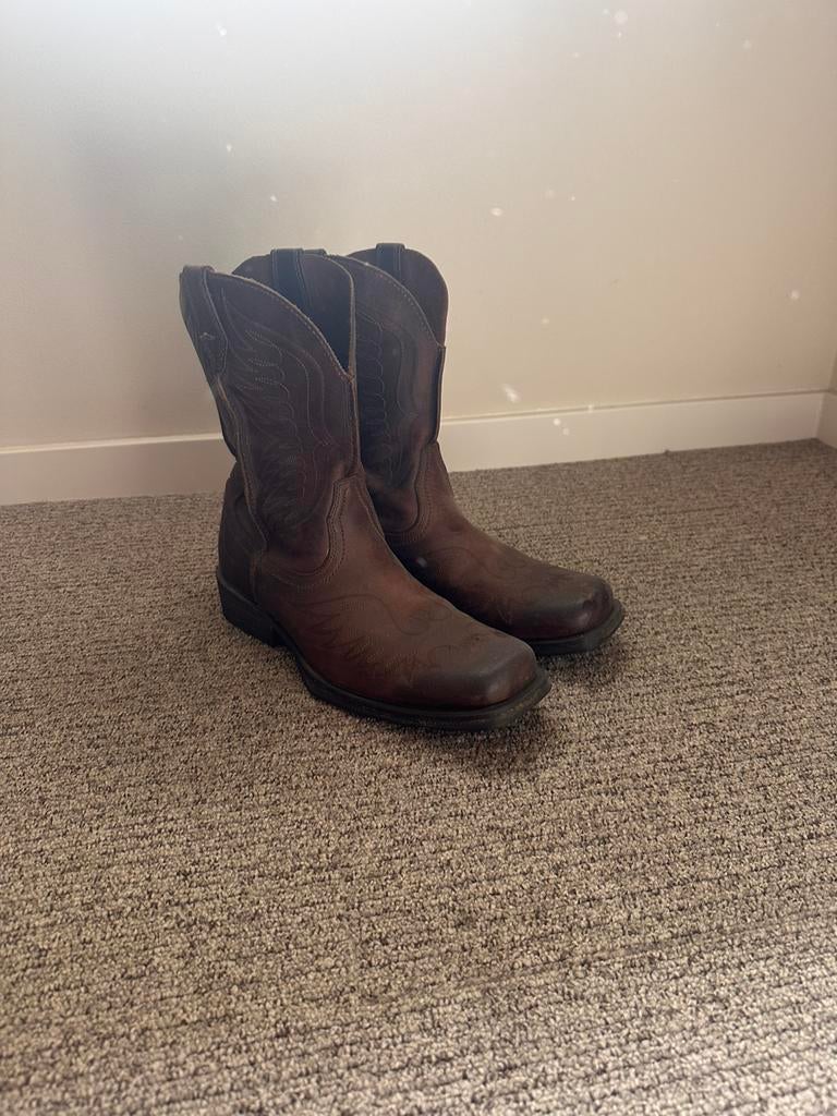 Cowboy western laarzen 44,5, Ophalen of Verzenden, Zo goed als nieuw, Bruin, Boots