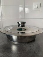 Kuhn Rikon Swiss Made RVS pan 22 cm hoge kwaliteit, Huis en Inrichting, Keuken | Potten en Pannen, Ophalen of Verzenden, Gebruikt